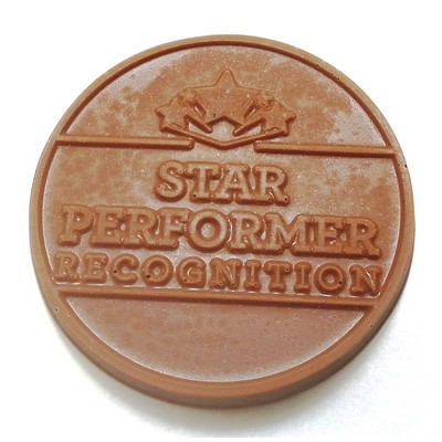 3.0" Round/Oval Custom Molded Chocolate