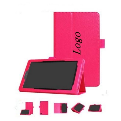 Folding Stand PU Leather Case Cover For 7" Tablet