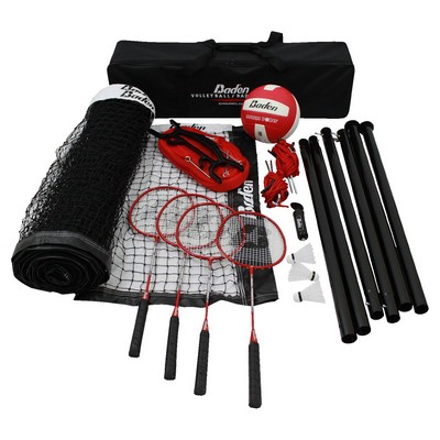 Volleyball & Badminton Set - Baden Champions