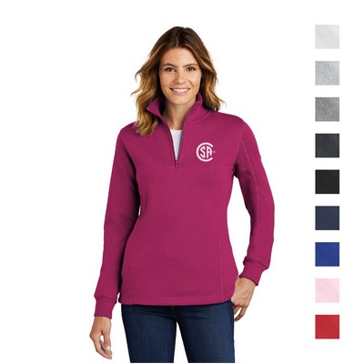 Sport-Tek® Women's 1/4-Zip Sweatshirt