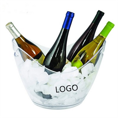 140oz Premium Oval Ice Bucket - Lucid & Stylish