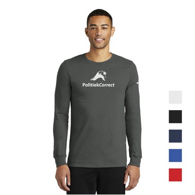 Nike® Dri-FIT® Cotton/Poly Long Sleeve Tee