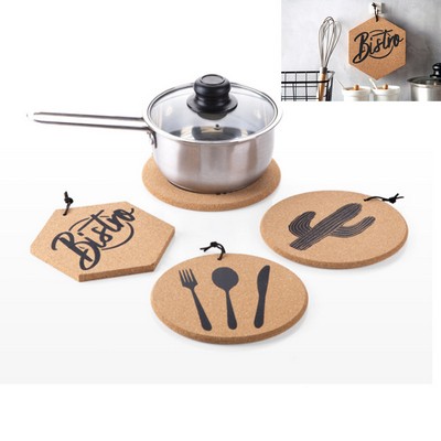 Custom Thick Cork Coaster