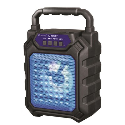 Supersonic® 4" Portable Tailgate Bluetooth® Speaker (Blue)