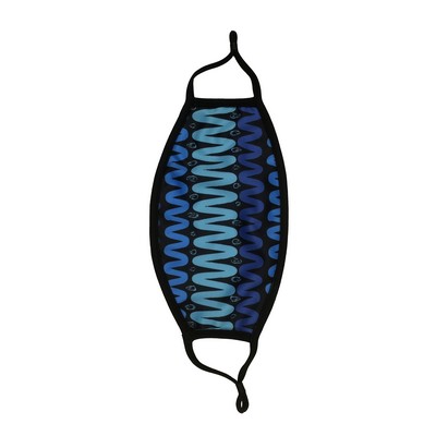 Dye Sublimation Mask with Silicon Ear Stopper - PMS Color Match Available