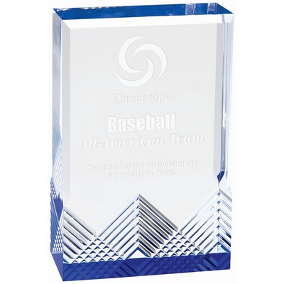 Blue Apex Mirage Acrylic Award (3 1/2" x 5")