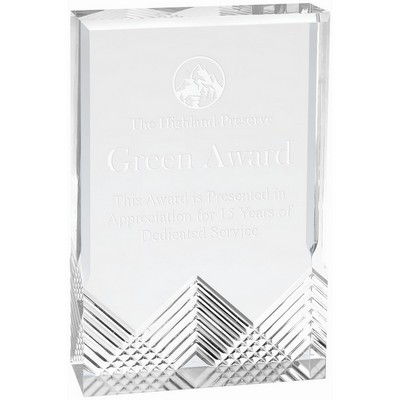 Silver Apex Mirage Acrylic Award (4 1/4" x 6")