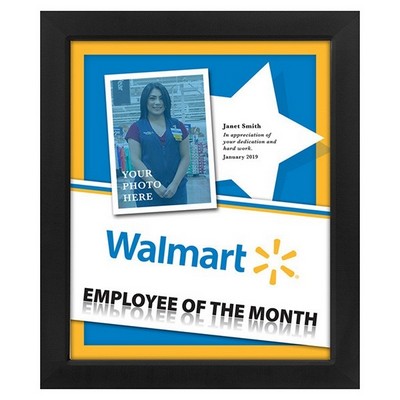 11" x 14" Custom Printing - Black Wood Frame