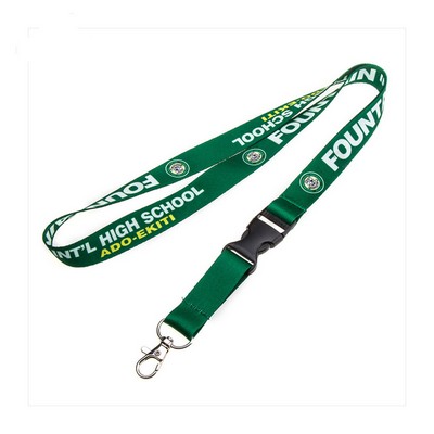 Breakaway Buckle Safety Lanyard 3/4"