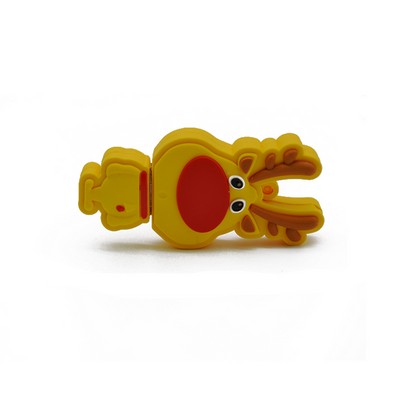 Christmas 3D Snow Deer Shaped USB Flash Drive