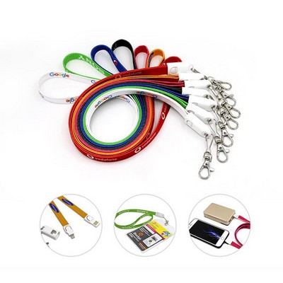 2" 1 Lanyard USB Charging Cable