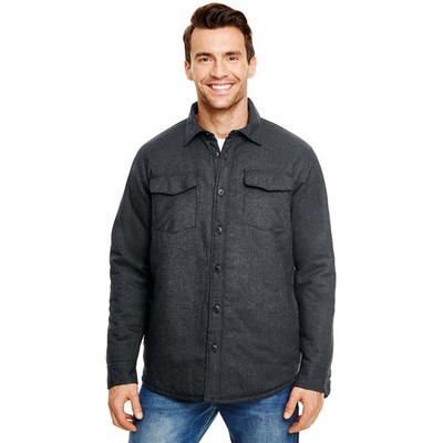 Burnside Mens Quilted Flannel Jacket
