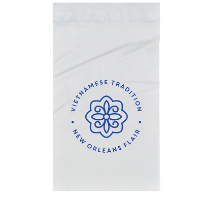 White Poly Mailer - 100% Recycled Content (7.5" x 10.5")