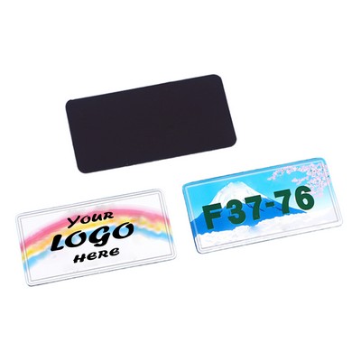 3D Aluminum Fridge Magnet