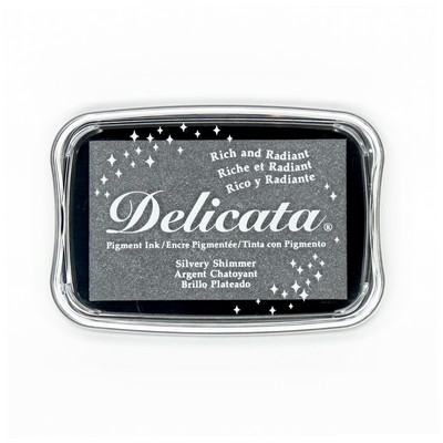 Delicata Silver Metallic Archival Ink Stamp Pad (2.625" x 3.75")