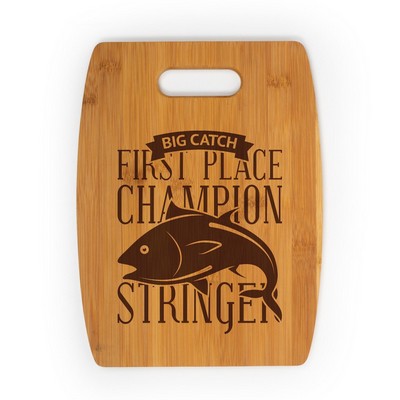 Barrel Shaped Bamboo Cutting Board