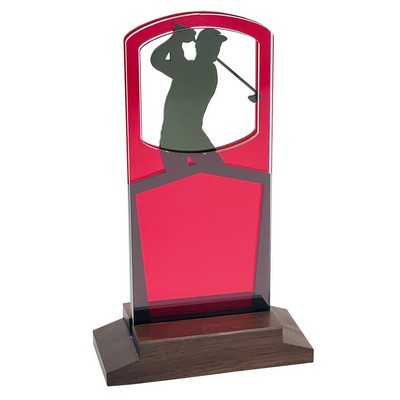 Golf – Men's Award Natural Wood Base