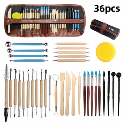 Pottery Clay Sculpting Tools 36Pcs