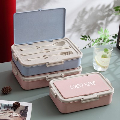 Single Layer Wheat Grass Lunch Box