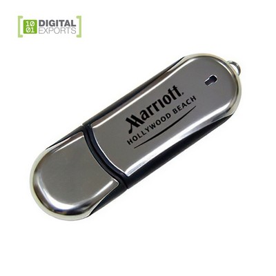 Customized Wireless 64GB USB Flash Drive With Chrome And Plastic Housing