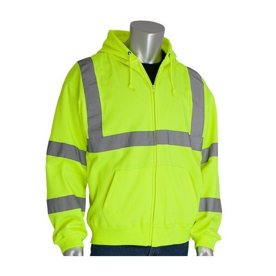 PIP® Class 3 Hi-Viz Zip-Up Hoodie