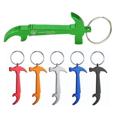 Hammer Bottle Opener Keychain