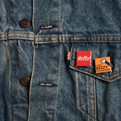 1" Square Lapel Magnets - All Finishes