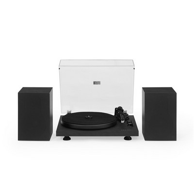Crosley C62 Record Player with Speakers - Black