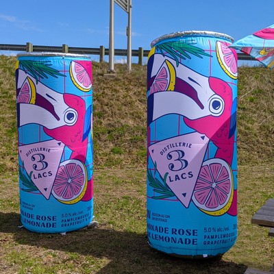 Inflatable Cans - Blower with cap - 6' x 2'4'