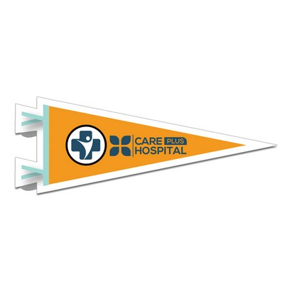 5.57x2.07 Pennant Shaped Magnets - 20 Mil