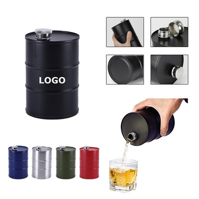 304 Stainless Steel Oil Barrel Flask