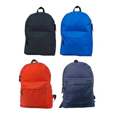 18 Padded Backpacks - 4 Colors (Case of 30)
