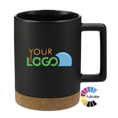 Full Color Options Ceramic Mug w/Cork Base