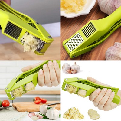 Garlic Press 2-in-1 Garlic Mincer and Slicer