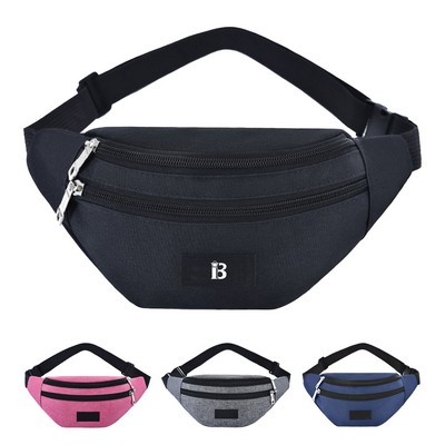Nylon Multi-function Waterproof Outdoor Waist Bag Fanny Pack