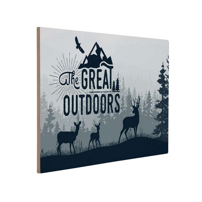 11" x 17" MDF Wood Print