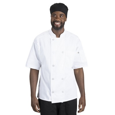 Edwards Industries - Unisex 10-Button Short Sleeve Chef Coat