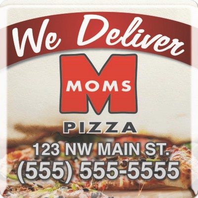 Domed Magnets 2"x2" Square