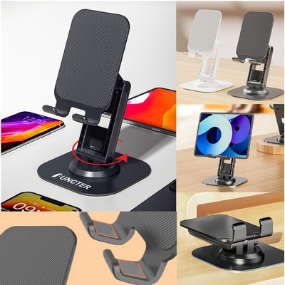 360 Stand Foldable Phone Stand Adjustable Angle Cell Phone Holder Square Base