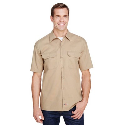 Dickies Men's FLEX Short-Sleeve Twill Work Shirt