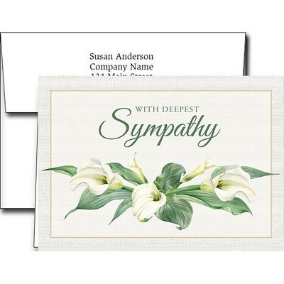 Sympathy Greeting Cards w/Imprinted Envelopes