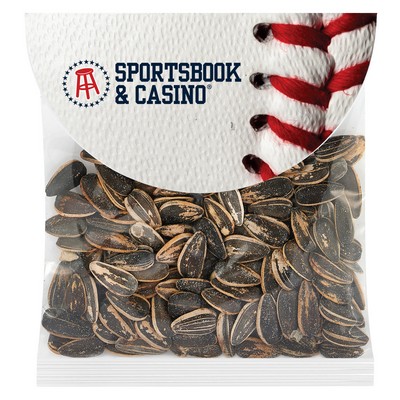 Sunflower Seeds in Large Round Top Homerun Header Bag