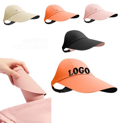 UV Protection Wide Brim Travel Visor