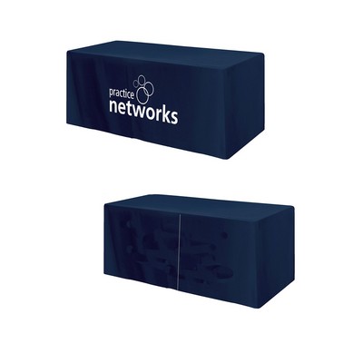 Economic Budget Table Cover Fitted 6' Zipper Back 160g