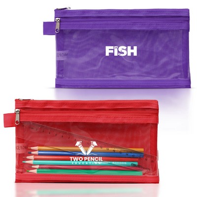 Twin Pocket Pencil Pouch