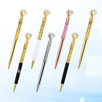 Oil Floating Diamond Ballpoint Pen for Glamorous Writing