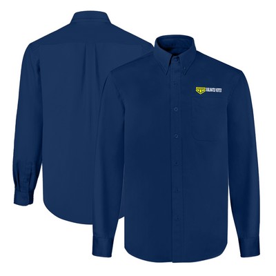 Men's Long Sleeve Button Down Twill Shirt