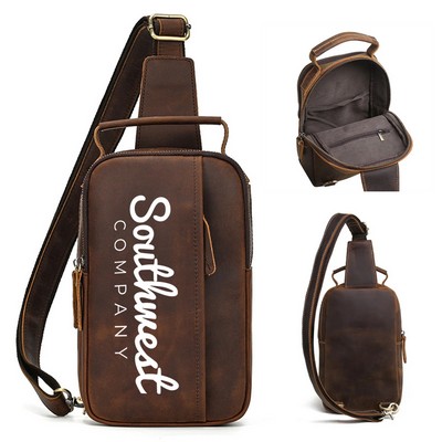 Sling Leather Fanny Pack