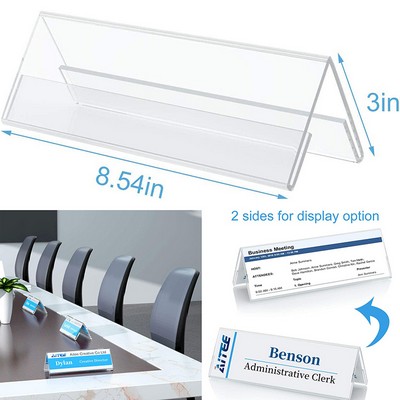 Acrylic Desk Name Plate