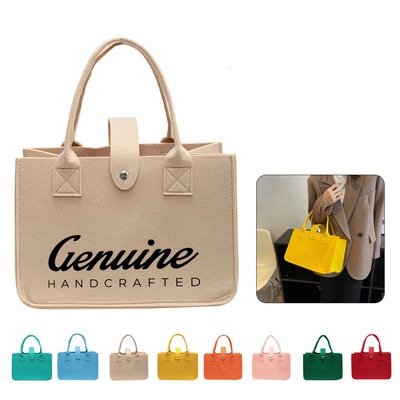 Convenient Felt Tote Bag